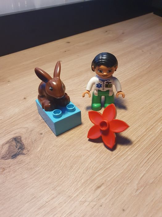 Lego Duplo Kaczki 10581 + Weterynarz z królikiem 5685
