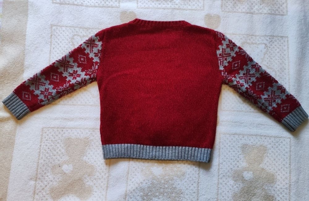 Свитер_кофта новогодний зимний для девочки/мальчика