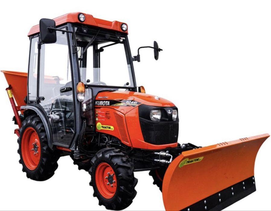 Odśnieżanie Mini ciągnikiem