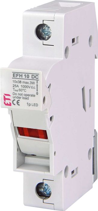 2540201 Держатель EFH 10 1P 25A 1000V DC