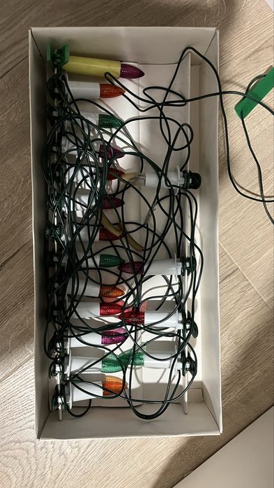 Lampki choinkowe PRL