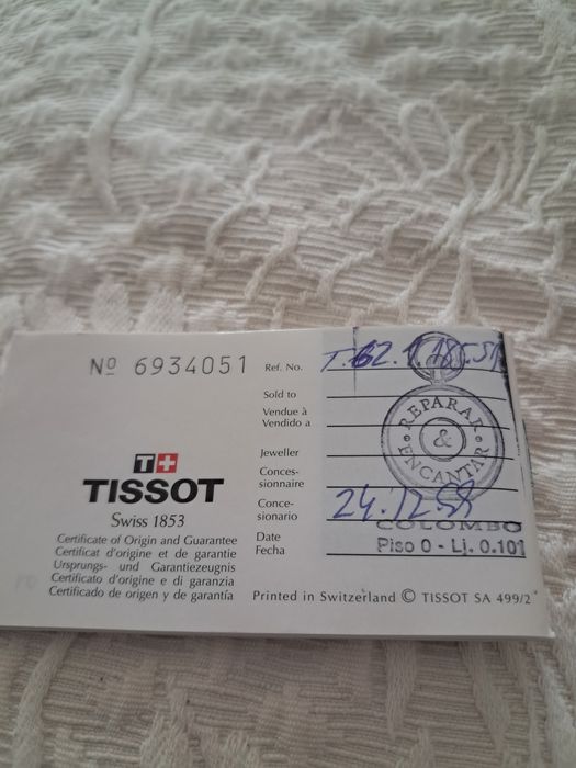 Relogio de pulso senhora Tissot