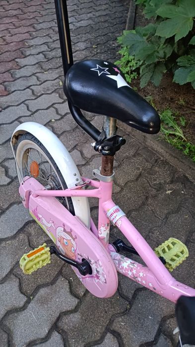 Rower dla dziewczynki różowy 17" 18"