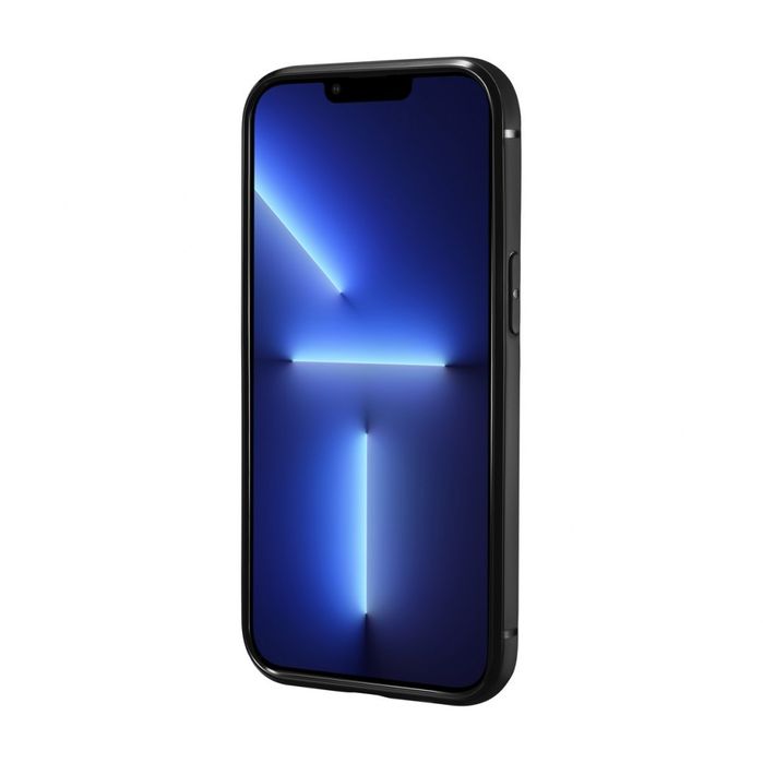 Etui Pokryte Naturalną Skórą Iphone 13 Pro Z Magsafe Czarny