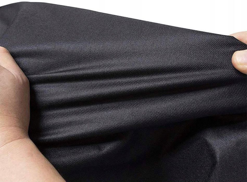 Pokrowiec Na Meble Ogrodowe Wodoodporny Mocny Duży 200x160x70cm Czarny