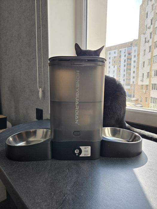 Автоматична годівниця HoneyGuardian S25D Wi-Fi (2 миски)+фильтры