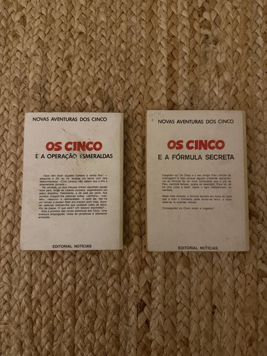 Livros “Novas aventuras dos Cinco” by Enid Blyton