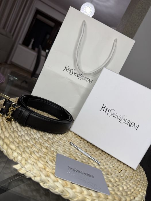 Czarny pasek Ysl