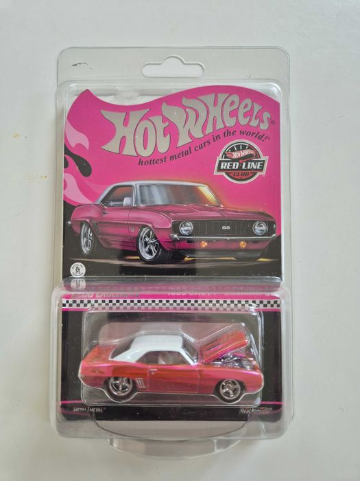 Hot wheels RLC Chevy Camaro SS różowy