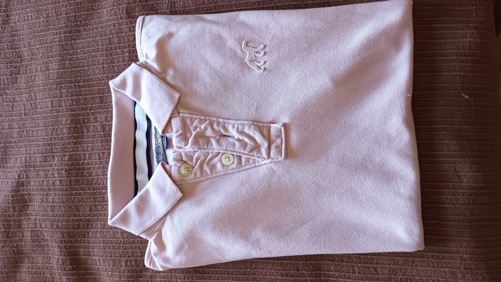 Polo de rapaz em rosa da Sacoor