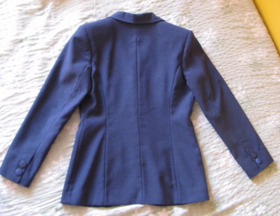 Marynarka żakiet kolor niebieski rozmiar 38/M/10