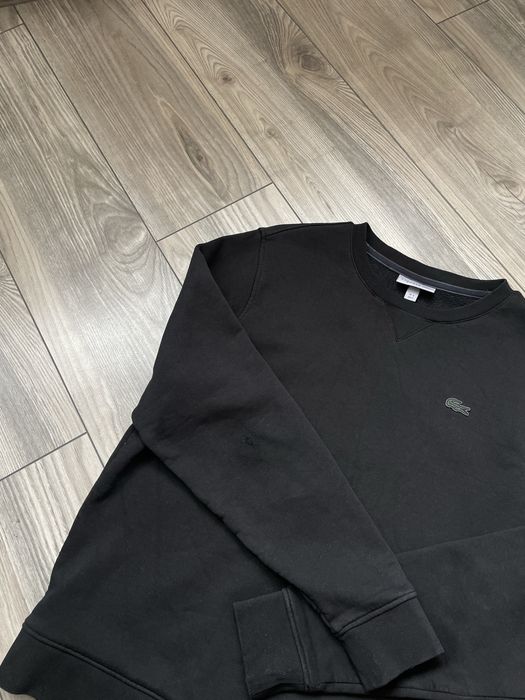 чорний світшот lacoste M