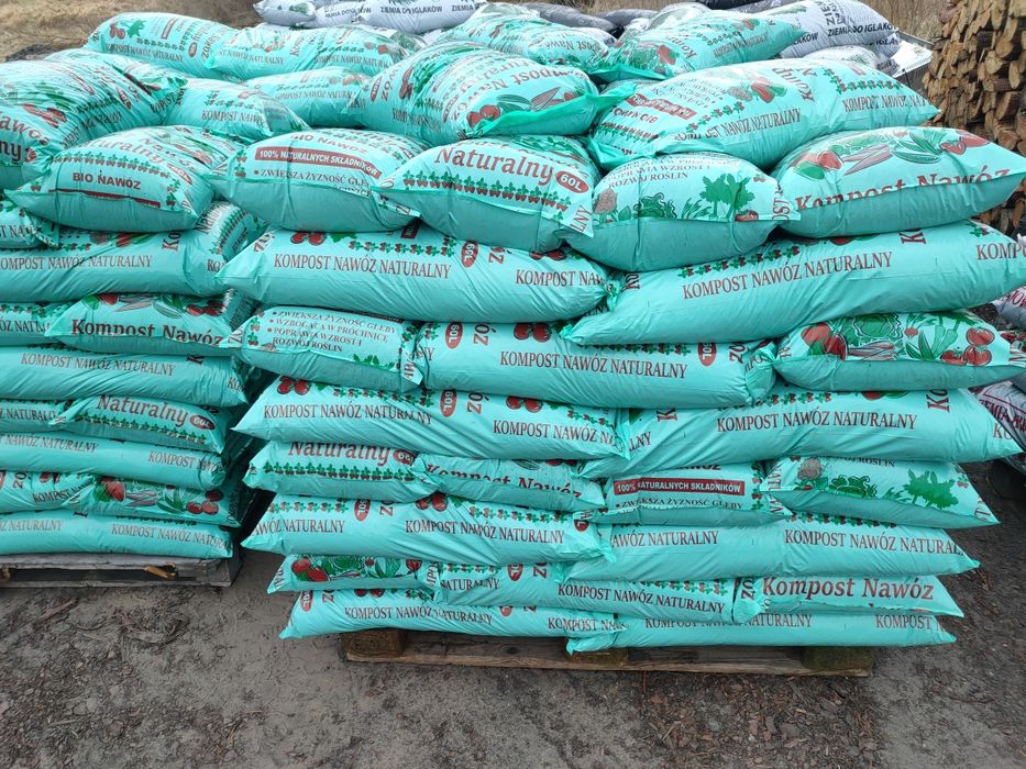 Kompost ogrodowy 60l ziemia do warzyw kora sosnowa ogrodowa torf