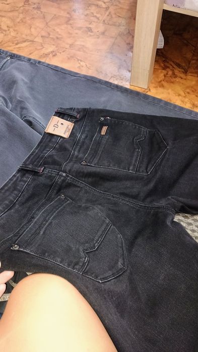 Paka spodni L męskich zestaw jeans i eleganckie mix cena całość