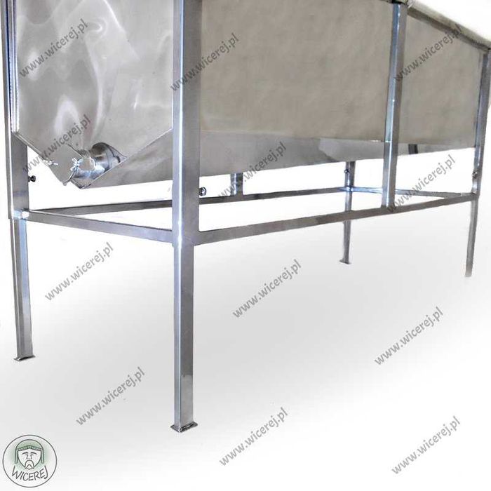 Atest PZH Stół do odsklepiania ramek 1,5m Dadant Nierdzewny z SITEM