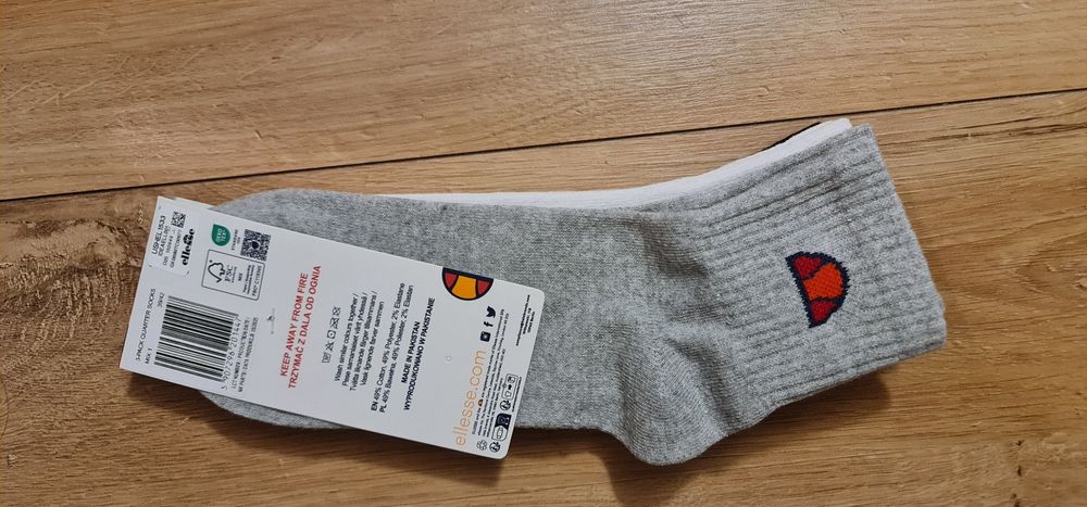 Skarpety Ellesse 39-42. 3-pack. Nowe. Okazja