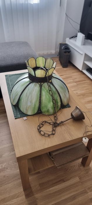 Lampa witrażowadwa w stylu TIFFANY