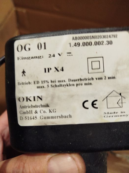 Układ sterujący łóżka rehabilitacyjnego