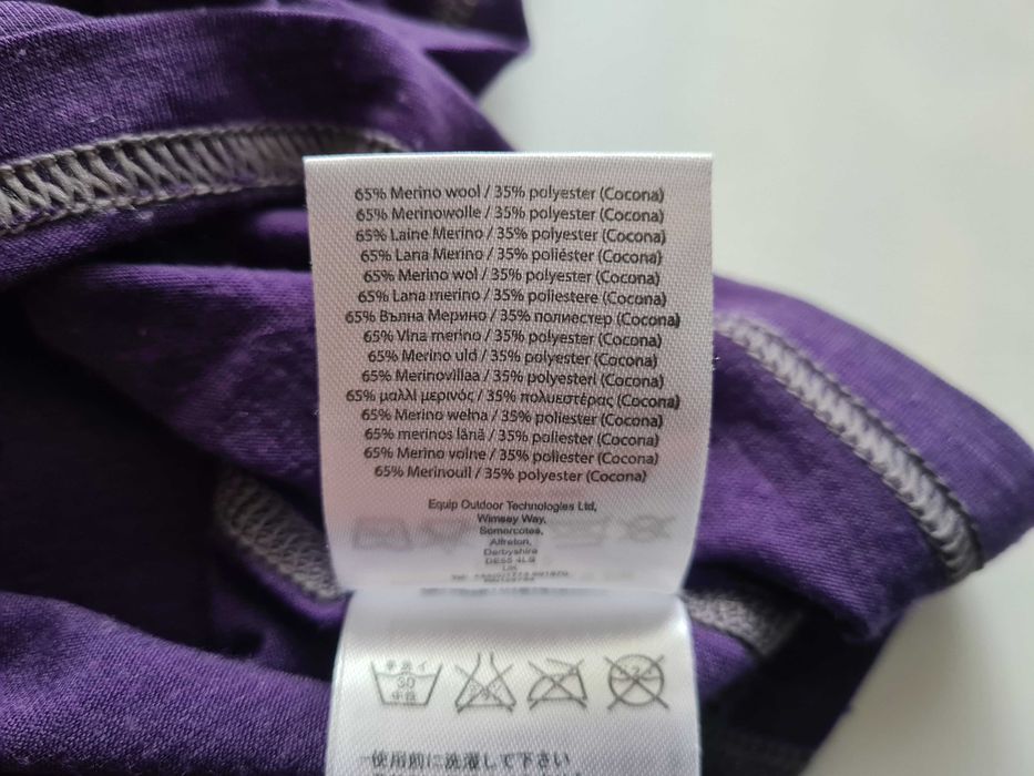 Koszulka termiczna, half zip, merino wool, Rab, r. M