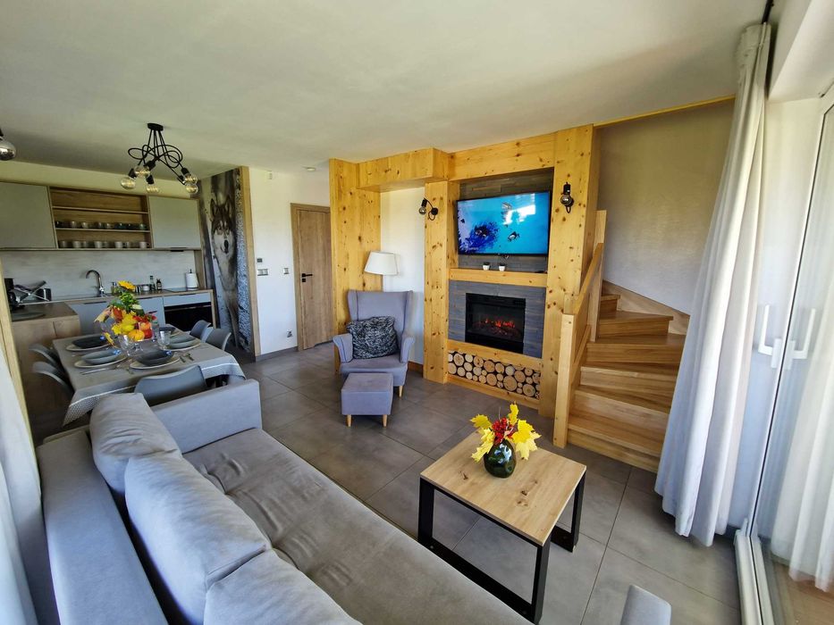Domek z jacuzzi/widokiem/kominkiem/grillem/8 osobowy/Tatry BiałkaTatrz