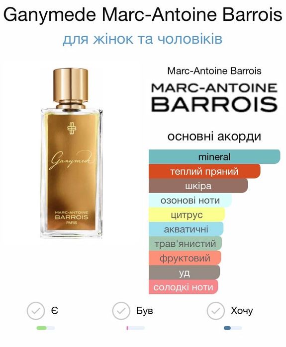 Marc-Antoine Barrois Ganymede Ганімед, Tilia Тілія, Aldebaran розпив