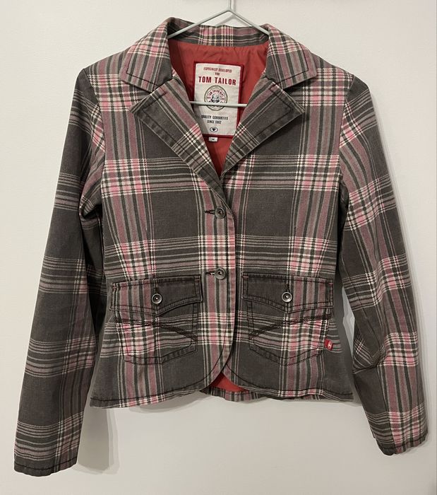 Marynarka w kratkę M Tom Tailor