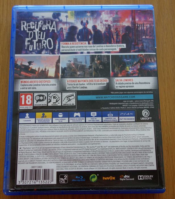 Watch dogs Legion PS4
