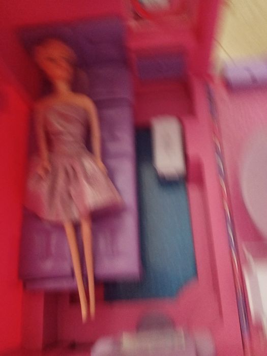 Kamper dla lalek barbie, rower i akcesoria duży samochód bus