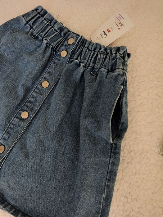 Джинсова спідниця Zara 122/128см