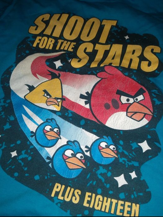 Niebieska Koszulka Angry Birds