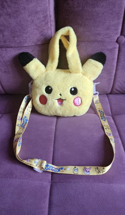 Pluszowa torebka na ramie Pokemon Pikatchu
