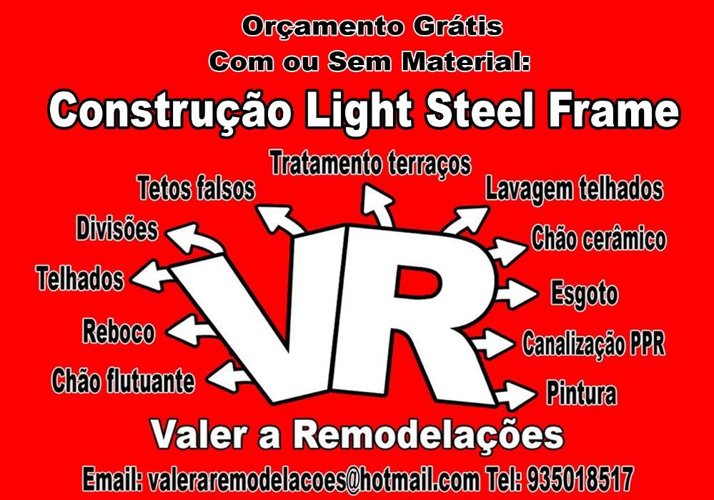 Tectos falsos, e Divisões, Estucador, Pinturas, Chão flutuante, Telha