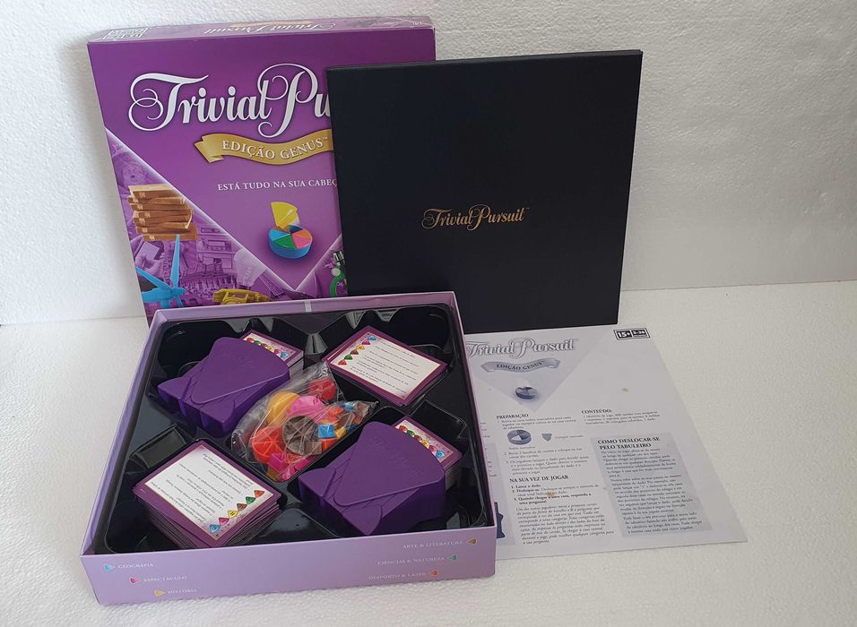 Jogo Trivial Pursuit Genus - Parker - vintage - como novo