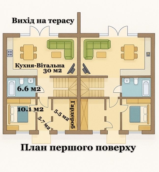 )( Продам двоян з продуманим плануванням