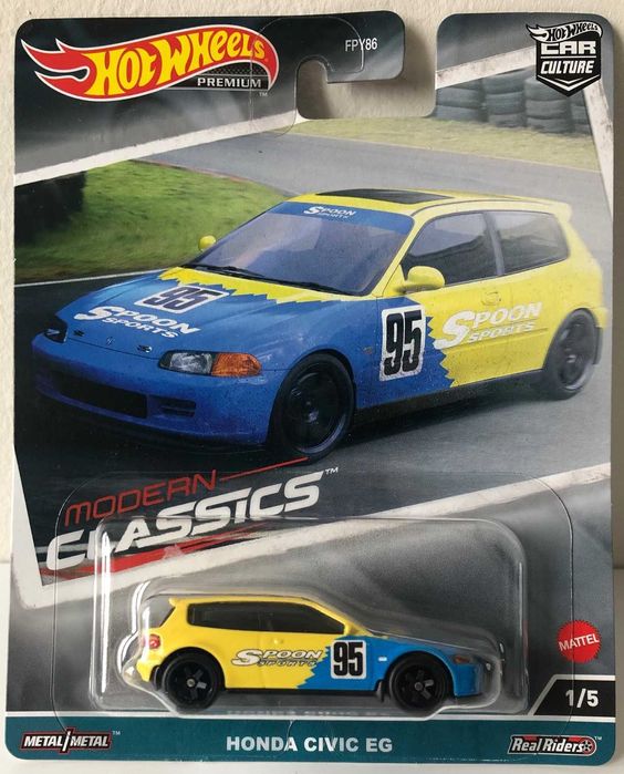 Hot Wheels Premium Modern Classics  Honda Civic EG