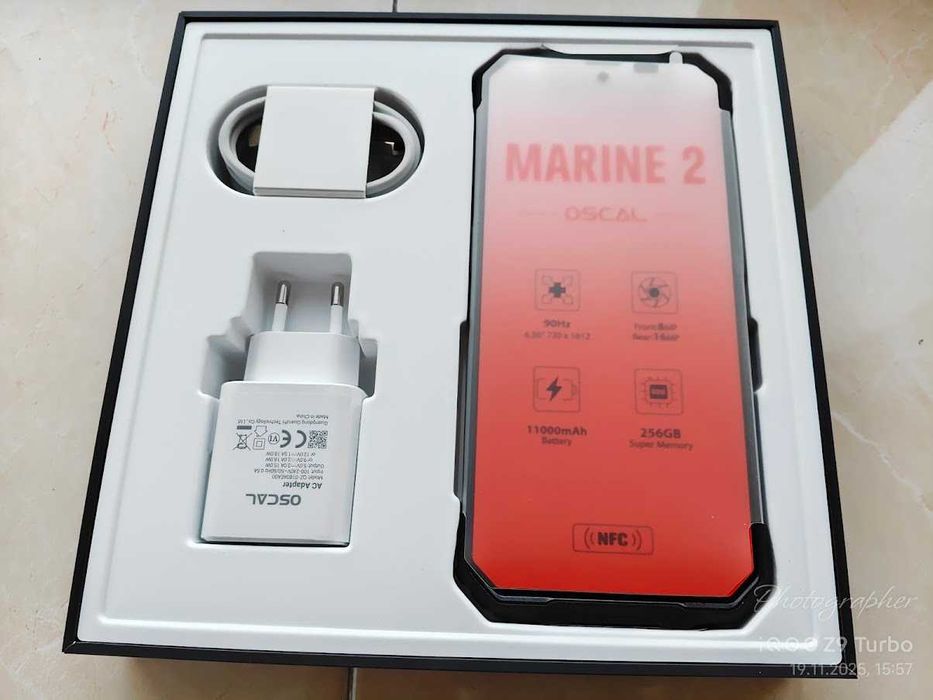Смартфон Blackview Oscal Marine 2 8/256Gb Black