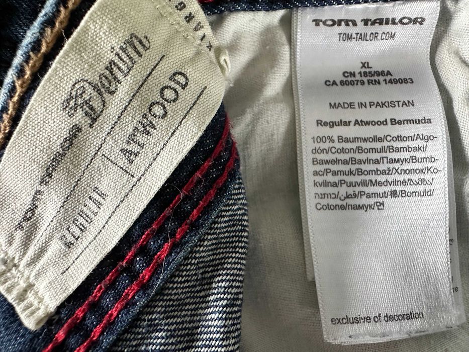 Tom Tailor W36 XL Szorty Krótkie Spodenki Piękne