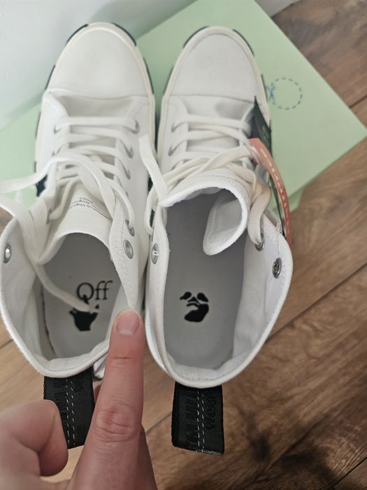 Buty męskie Off-White Omia białe wysokie 47