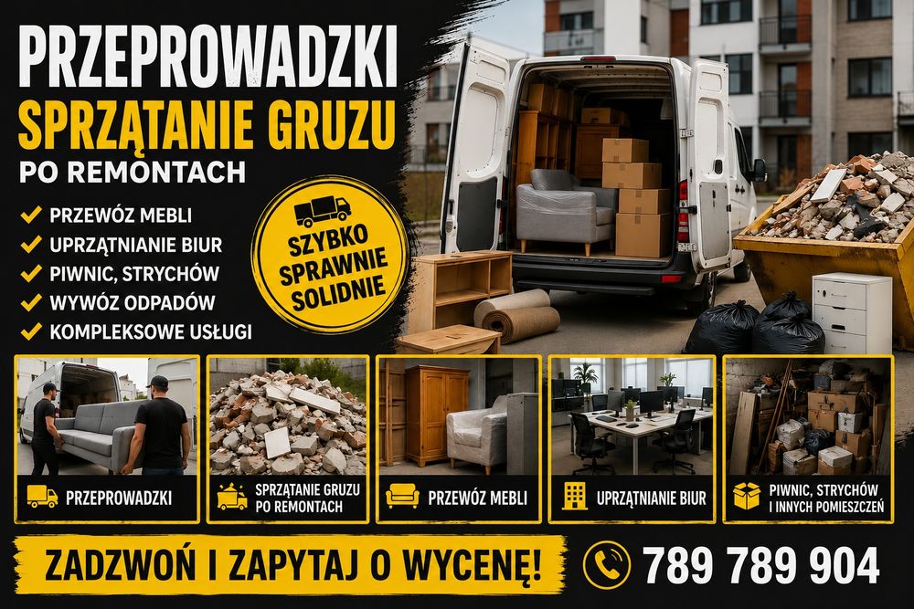 Przeprowadzki szybko tanio i skutecznie