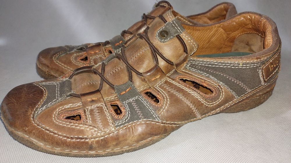 Sandały mokasyny wiosenno-letnie buty skora męskie Bugatti 43