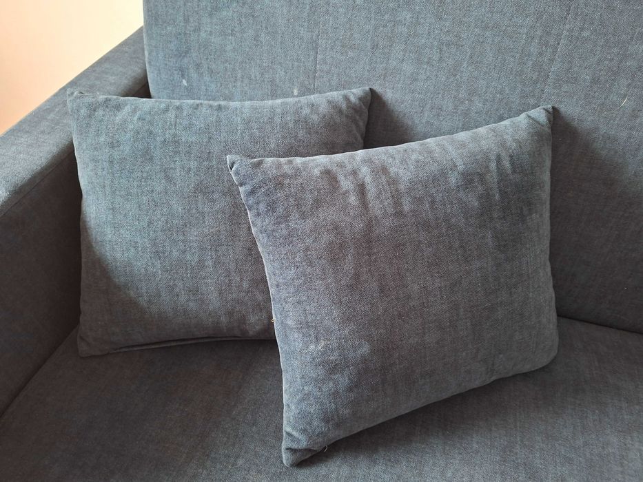 Sofa granatowa rozkładana