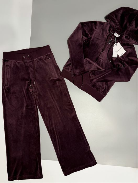 Велюровий костюм Juicy Couture новий оригінал, широкі штани XS брак