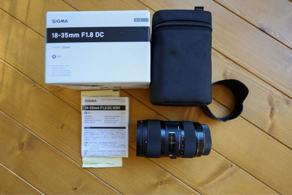 Lente Sigma 18-35mm f/1.8 DC HSM Art para Canon