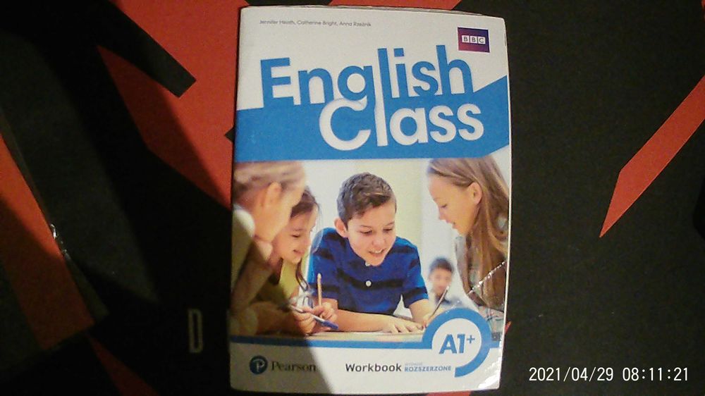 English Class A1+ workbook