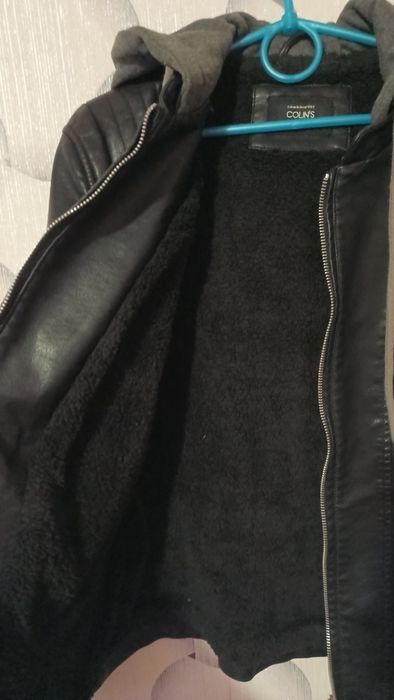 Куртка COLIN'S короткая натуральная кожа деми 44-46 р.