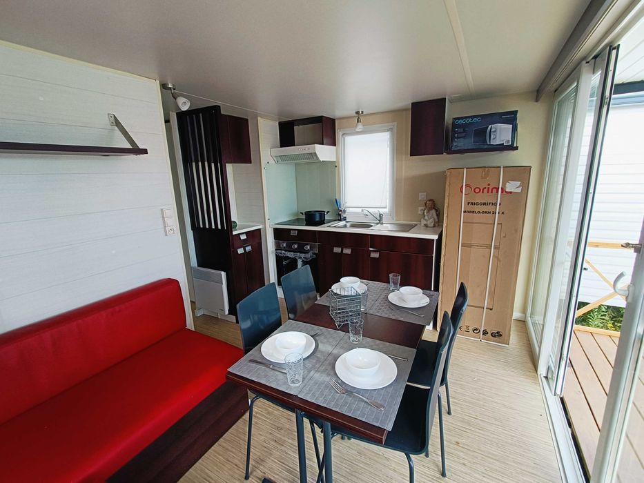 Mobil Home V2 com Alpendre em Madeira -   entrega incluído! EQUIPADA