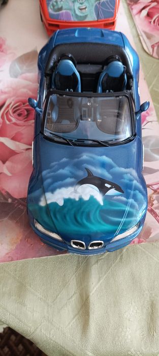 Model Kolekcjonerski Samochodu BMW M Roadster Cabrio Bburago 1 18 Made in Italy Airbrush