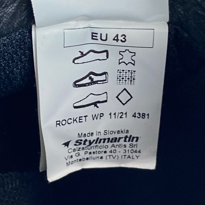 Мотоботи Stylmartin Rocket WP Waterproof мото черевики 43 44 28.4 см