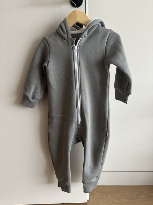 Комбінезон з начосом, розмір 86-92, з шапочкою в комплекті (42 розмір)