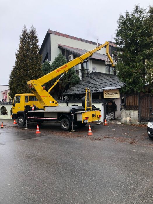 Usługi podnośnikiem koszowym 26m